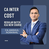 CA Inter Cost | Regular Batch By CA Anshul Agrawal | For Jan 26 & May 26 Exams